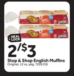Stop&Shop Stop & Shop English Muffins offer