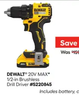 Lowe's 20V MAX 1/2-in Brushless Drill Driver offer