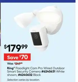 Lowe's Floodlight Cam Pro Wired Outdoor Smart Security Camera offer