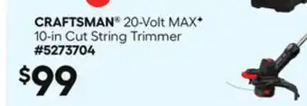 Lowe's 20-Volt MAX✦ 10-in Cut String Trimmer offer