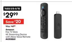 Lowe's Fire TV Stick 4K Streaming Device with Alexa Voice Remote offer