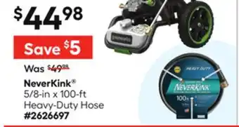 Lowe's 5/8-in x 100-ft Heavy-Duty Hose offer