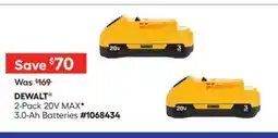 Lowe's 2-Pack 20V MAX♦ 3.0-Ah Batteries offer