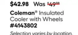 Lowe's Insulated Cooler with Wheels offer