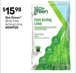 Lowe's 25-lb Fast Acting Lime offer