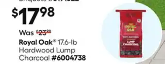 Lowe's 17.6-lb Hardwood Lump Charcoal offer