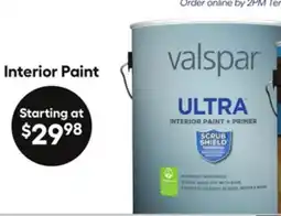 Lowe's Interior Paint offer