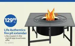 Lidl Life Authentics fire pit extender offer