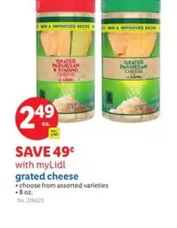 Lidl grated cheese offer