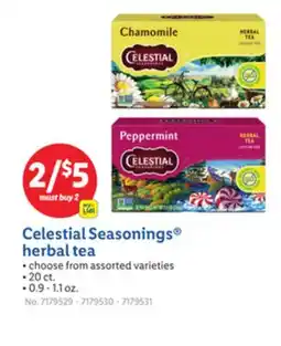 Lidl Celestial Seasonings herbal tea offer