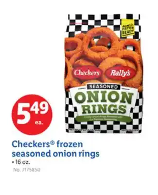 Lidl Checkers frozen seasoned onion rings offer