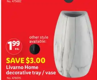Lidl Livarno Home decorative tray/vase offer