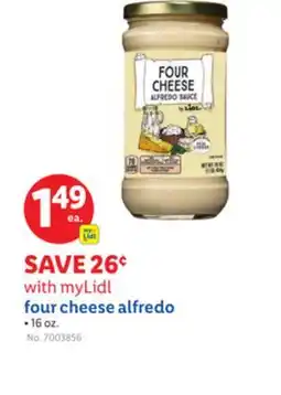 Lidl four cheese alfredo offer