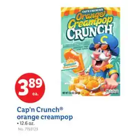 Lidl Cap'n Crunch orange creampop offer