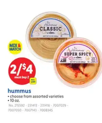 Lidl hummus offer