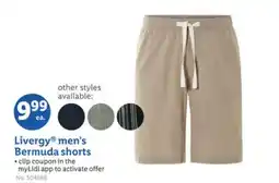 Lidl Livergy men's Bermuda shorts offer
