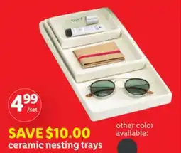 Lidl ceramic nesting trays offer