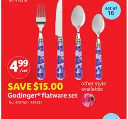 Lidl Godinger flatware set offer