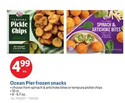 Lidl Ocean Pier frozen snacks offer