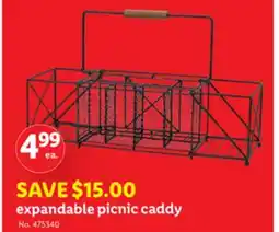 Lidl expandable picnic caddy offer