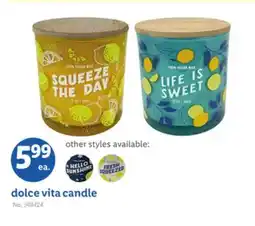 Lidl dolce vita candle offer