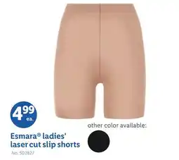 Lidl Esmara ladies' laser cut slip shorts offer