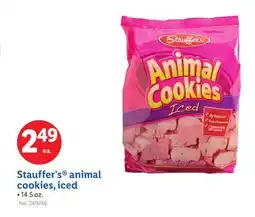 Lidl Stauffer's animal cookies, iced offer