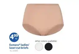 Lidl Esmara ladies' laser cut briefs offer