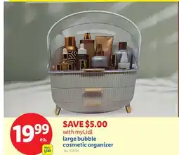 Lidl large bubble cosmetic organizer offer