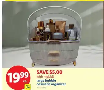 Lidl large bubble cosmetic organizer offer