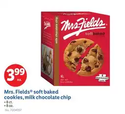 Lidl Mrs. Fields soft baked cookies, milk chocolate chip offer