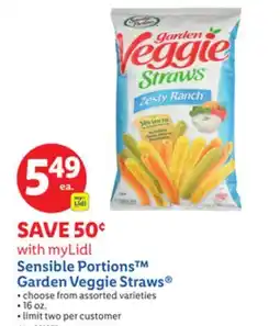 Lidl Sensible Portions Garden Veggie Straws offer