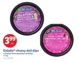 Lidl Delallo cheesy deli dips offer
