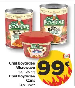 Weis Markets Chef Boyardee Microwave 7.25-7.5 oz Chef Boyardee Cans 14.5-15 oz offer