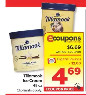 Weis Markets Tillamook Ice Cream offer
