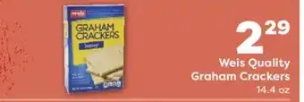 Weis Markets Weis Quality Graham Crackers offer