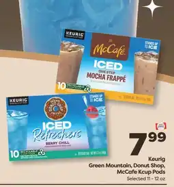 Weis Markets Keurig Green Mountain, Donut Shop, McCafe Kcup Pods offer
