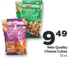 Weis Markets Weis Quality Cheese Cubes offer