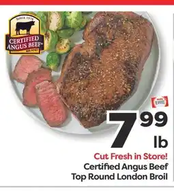 Weis Markets Certified Angus Beef Top Round London Broil offer