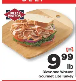 Weis Markets Dietz and Watson Gourmet Lite Turkey offer