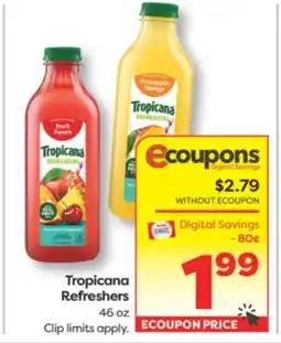 Weis Markets Tropicana Refreshers offer