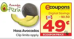 Weis Markets Hass Avocados offer