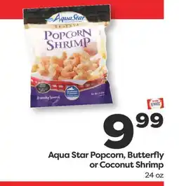 Weis Markets Aqua Star Popcorn, Butterfly or Coconut Shrimp offer