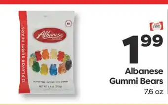 Weis Markets Albanese Gummi Bears offer