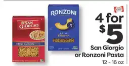 Weis Markets San Giorgio or Ronzoni Pasta offer