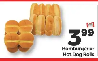 Weis Markets Hamburger or Hot Dog Rolls offer