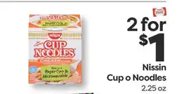 Weis Markets Nissin Cup o Noodles offer