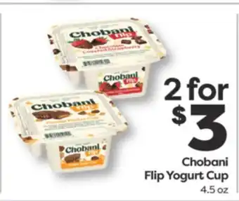 Weis Markets Chobani Flip Yogurt Cup offer