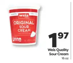 Weis Markets Weis Quality Sour Cream offer