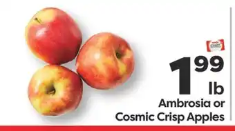 Weis Markets Ambrosia or Cosmic Crisp Apples offer